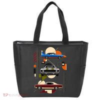 Woodward Ave M1 Classic Cars Art Deco 2026 Tote Bag thumb 0