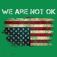 We Are Not Ok Usa Flag Upside Down Mousepad thumb 1
