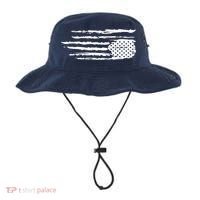 We Are Not Ok Upside Down USA Flag In Distress Bucket Hat thumb 0