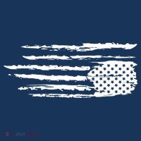 We Are Not Ok Upside Down USA Flag In Distress Women's Hoodie thumb 2