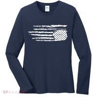 We Are Not Ok Upside Down USA Flag In Distress Women's Long Sleeve Shirt thumb 0