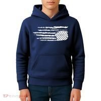 We Are Not Ok Upside Down USA Flag In Distress Kids Hoodie thumb 4