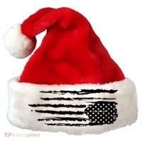 We Are Not Ok Upside Down USA Flag In Distress Santa Hat thumb 0