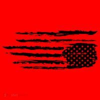 We Are Not Ok Upside Down USA Flag In Distress Santa Hat thumb 1