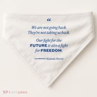 We Are Not Going Back TheyRe Not Taking Us Back USA-Made Doggie Bandana thumb 0
