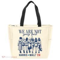 We Are Not Going Back Kamala Harris Waltz 24 Eleciton Tote Bag thumb 0