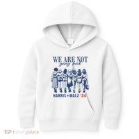 We Are Not Going Back Kamala Harris Waltz 24 Eleciton Kids Hoodie thumb 0