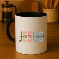 We All Need Jesus Romans 3:23 Christian Bible Verse Front & Back Coffee Mug thumb 4
