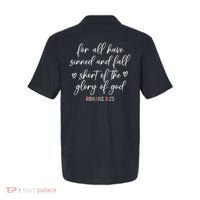We All Need Jesus Romans 3:23 Christian Bible Verse Front & Back Polo thumb 1