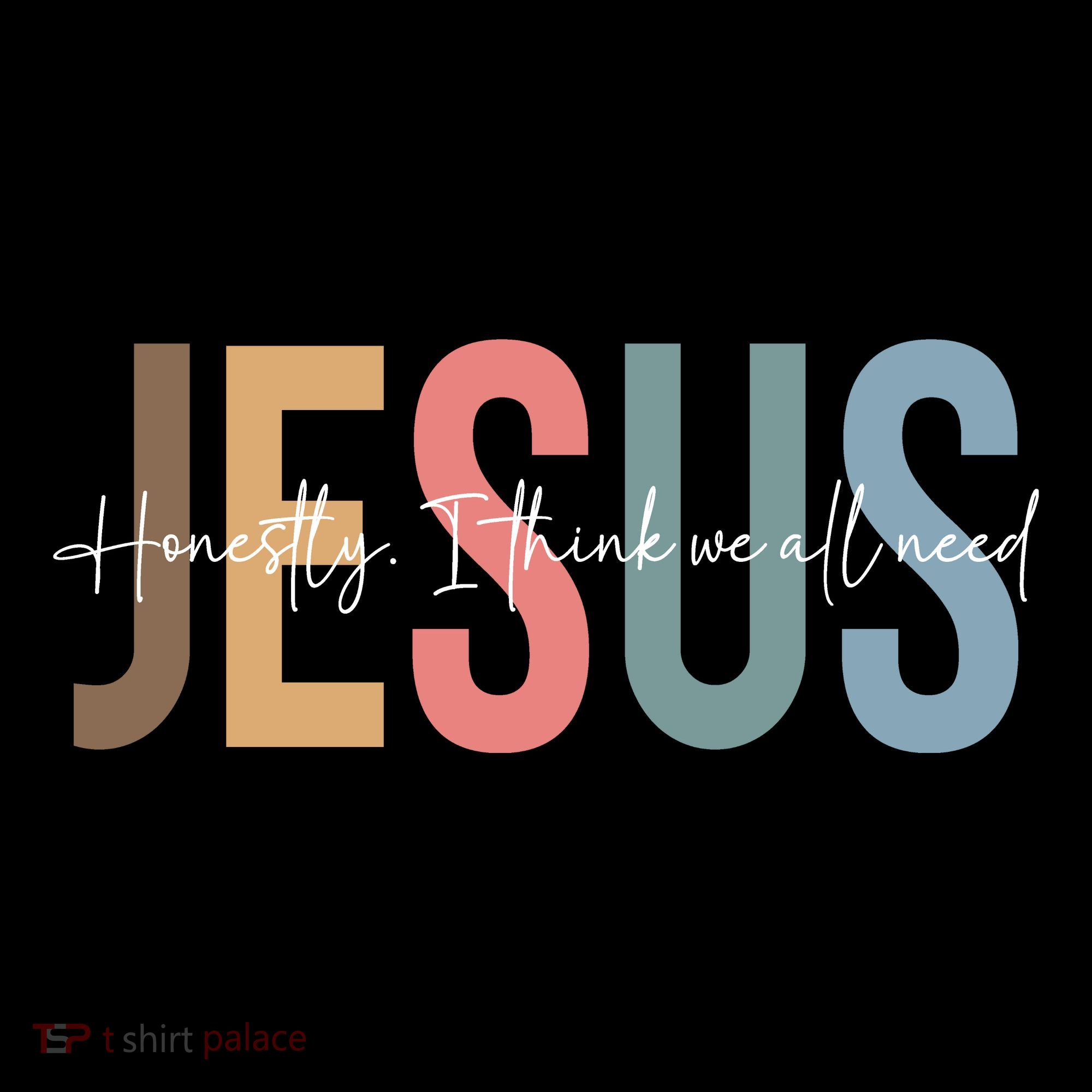 We All Need Jesus Romans 3:23 Christian Bible Verse Front & Back Women's Hoodie