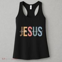 We All Need Jesus Romans 3:23 Christian Bible Verse Front & Back Women's Tank Top thumb 3