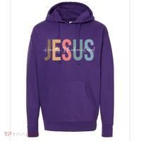 We All Need Jesus Romans 3:23 Christian Bible Verse Front & Back Hoodie thumb 0