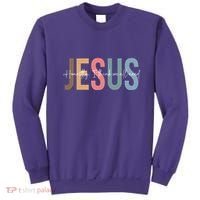 We All Need Jesus Romans 3:23 Christian Bible Verse Front & Back Sweatshirt thumb 0