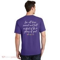 We All Need Jesus Romans 3:23 Christian Bible Verse Front & Back T-Shirt thumb 1