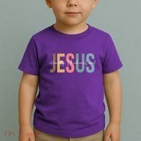 We All Need Jesus Romans 3:23 Christian Bible Verse Front & Back Toddler T-Shirt thumb 2