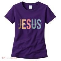 We All Need Jesus Romans 3:23 Christian Bible Verse Front & Back Women's T-Shirt thumb 0