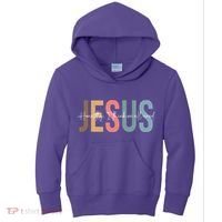 We All Need Jesus Romans 3:23 Christian Bible Verse Front & Back Kids Hoodie thumb 0