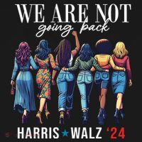 We Are Not Going Back Kamala Harris Waltz 24 Madam President Toddler Hoodie thumb 2