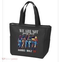 We Are Not Going Back Kamala Harris Waltz 24 Madam President Tote Bag thumb 3