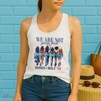 We Are Not Going Back Kamala Harris Waltz 24 Madam President Women's Tank Top thumb 2
