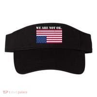 We Are Not Ok Upside Down American Flag Visor thumb 0