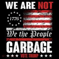 We Are Not Garbage Vote Trump Hoodie thumb 7