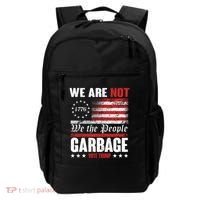 We Are Not Garbage Vote Trump Backpack thumb 0