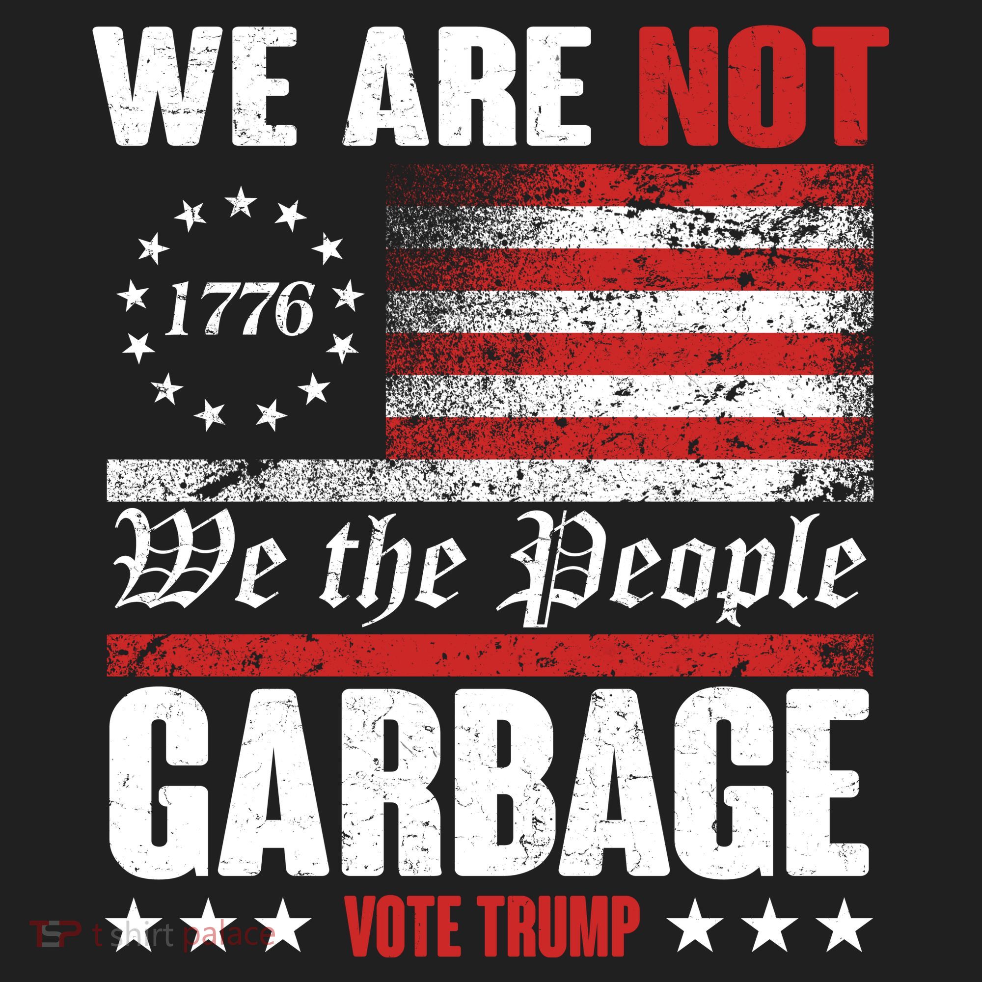 We Are Not Garbage Vote Trump Beanie