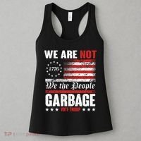 We Are Not Garbage Vote Trump Women's Tank Top thumb 3
