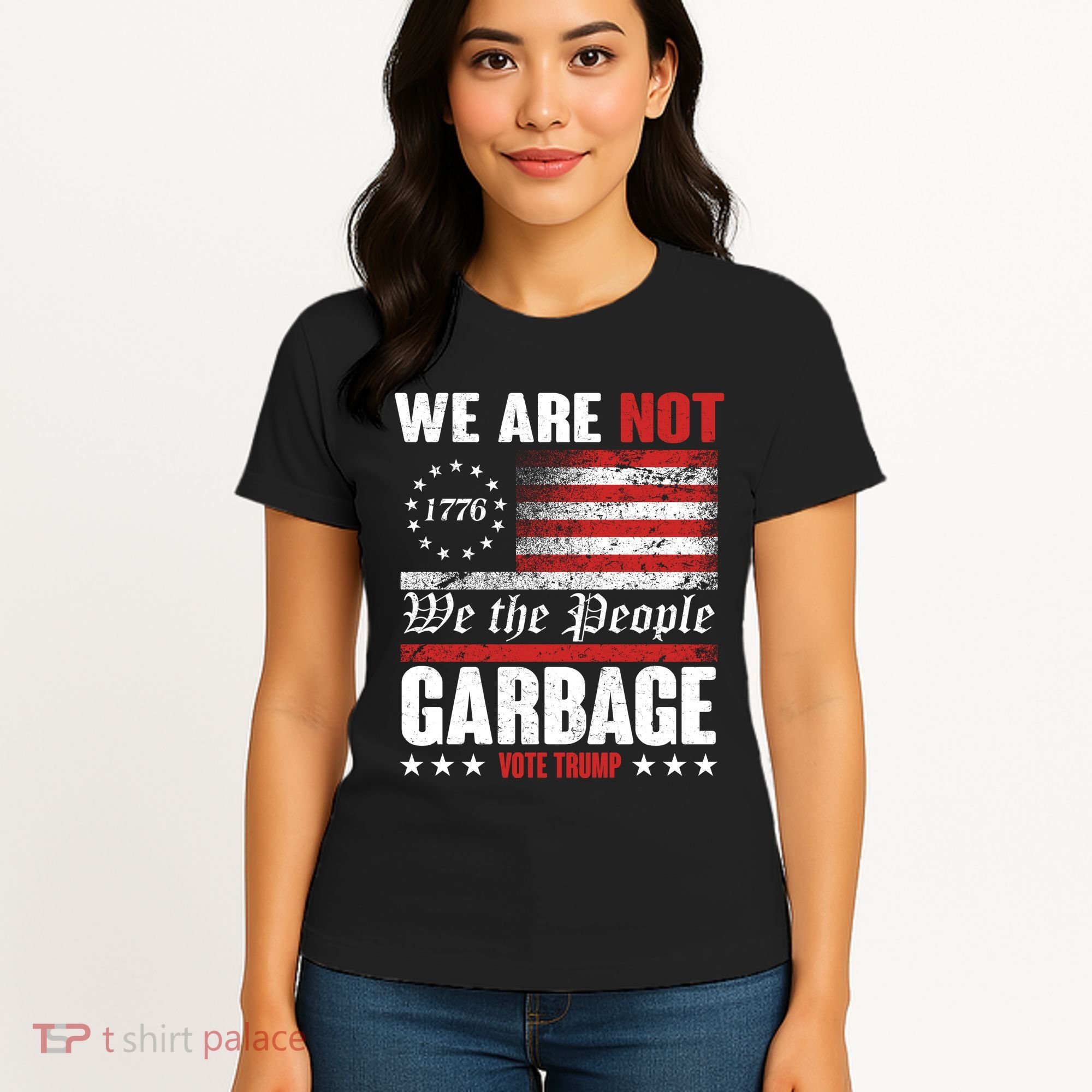 We Are Not Garbage Vote Trump Women's T-Shirt
