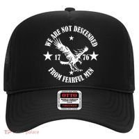 We Are Not Descended From Fearful Men Since 1776 Eagle Lovers Hat thumb 0