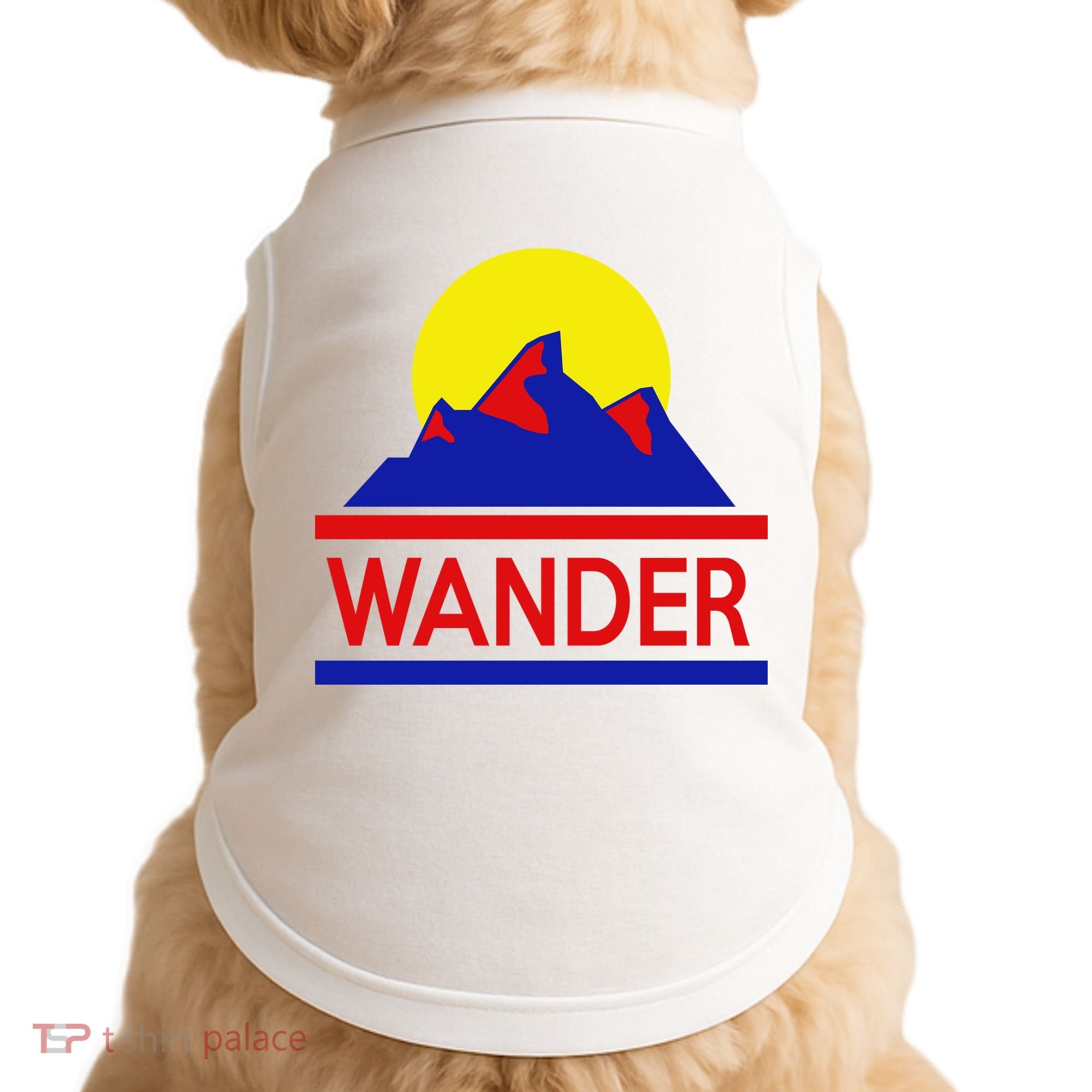 Wander The World Doggie Tank
