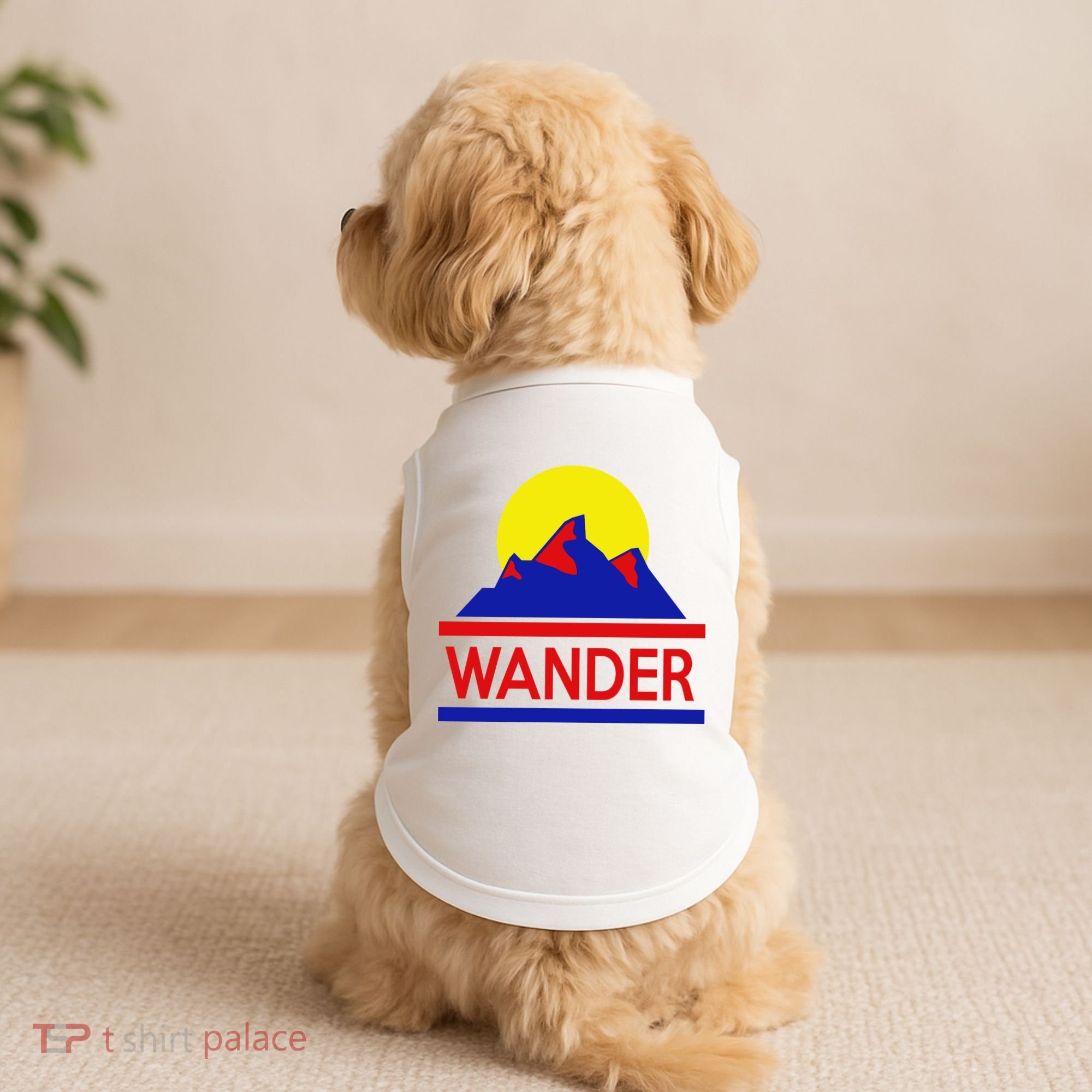 Wander The World Doggie Tank