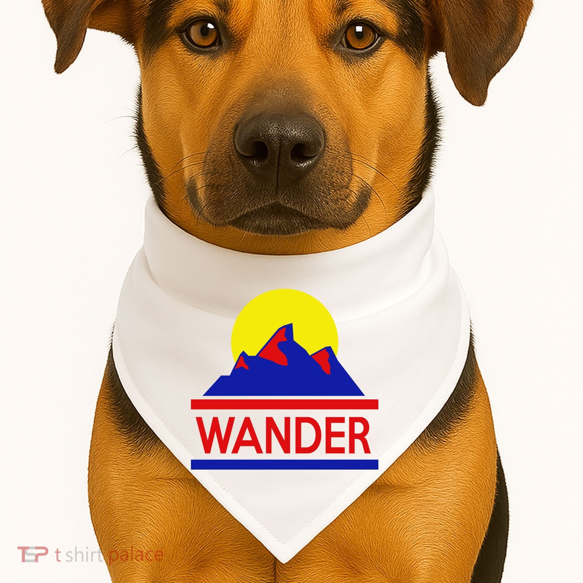 Wander The World USA-Made Doggie Bandana