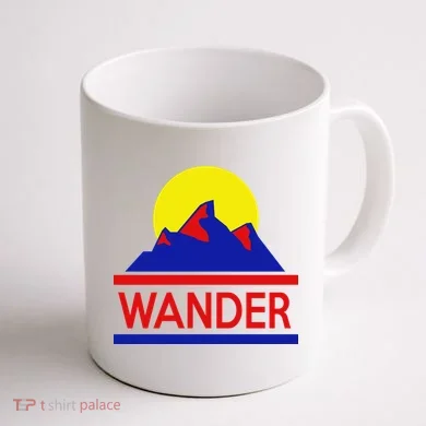 Wander The World Coffee Mug back
