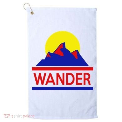 Wander The World Golf Towel