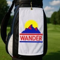 Wander The World Golf Towel thumb 2