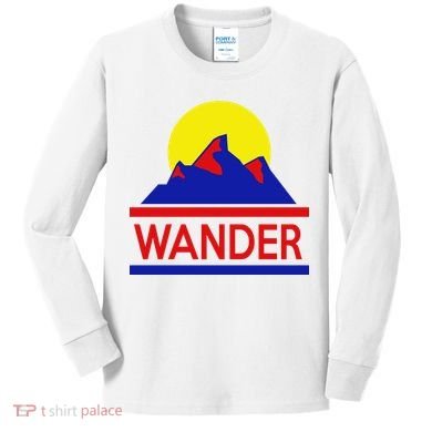 Wander The World Kids Long Sleeve Shirt