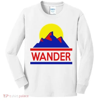 Wander The World Kids Long Sleeve Shirt