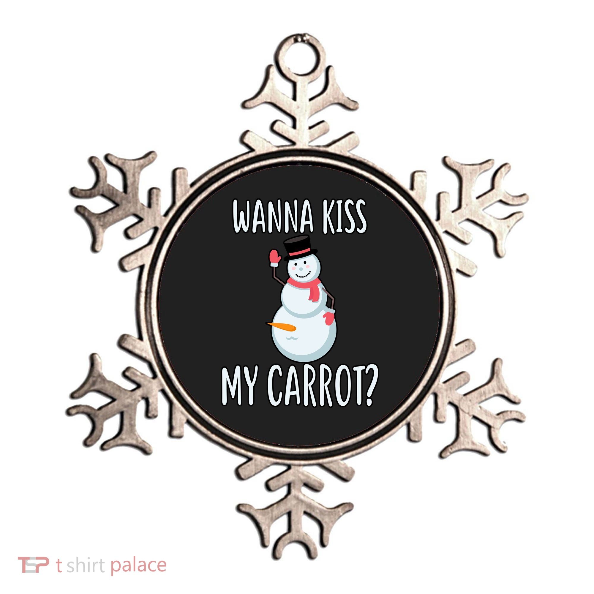 Wanna Kiss My Carrot? Ornament