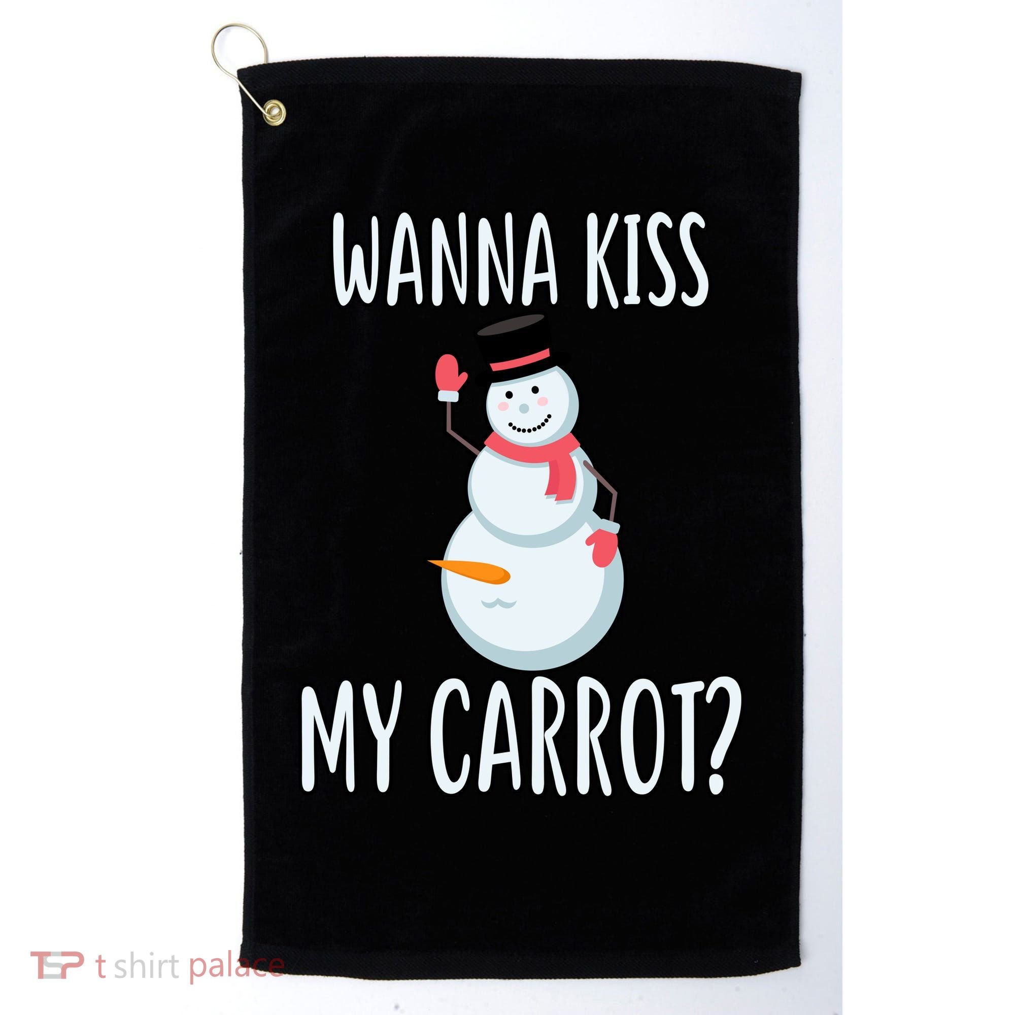 Wanna Kiss My Carrot? Golf Towel