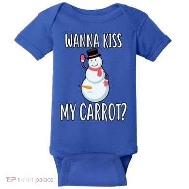 Wanna Kiss My Carrot? Baby Bodysuit