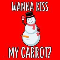 Wanna Kiss My Carrot? Santa Hat thumb 1