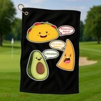 Wanna Taco Bout It Nacho Preoblem Gaucward Golf Towel thumb 1