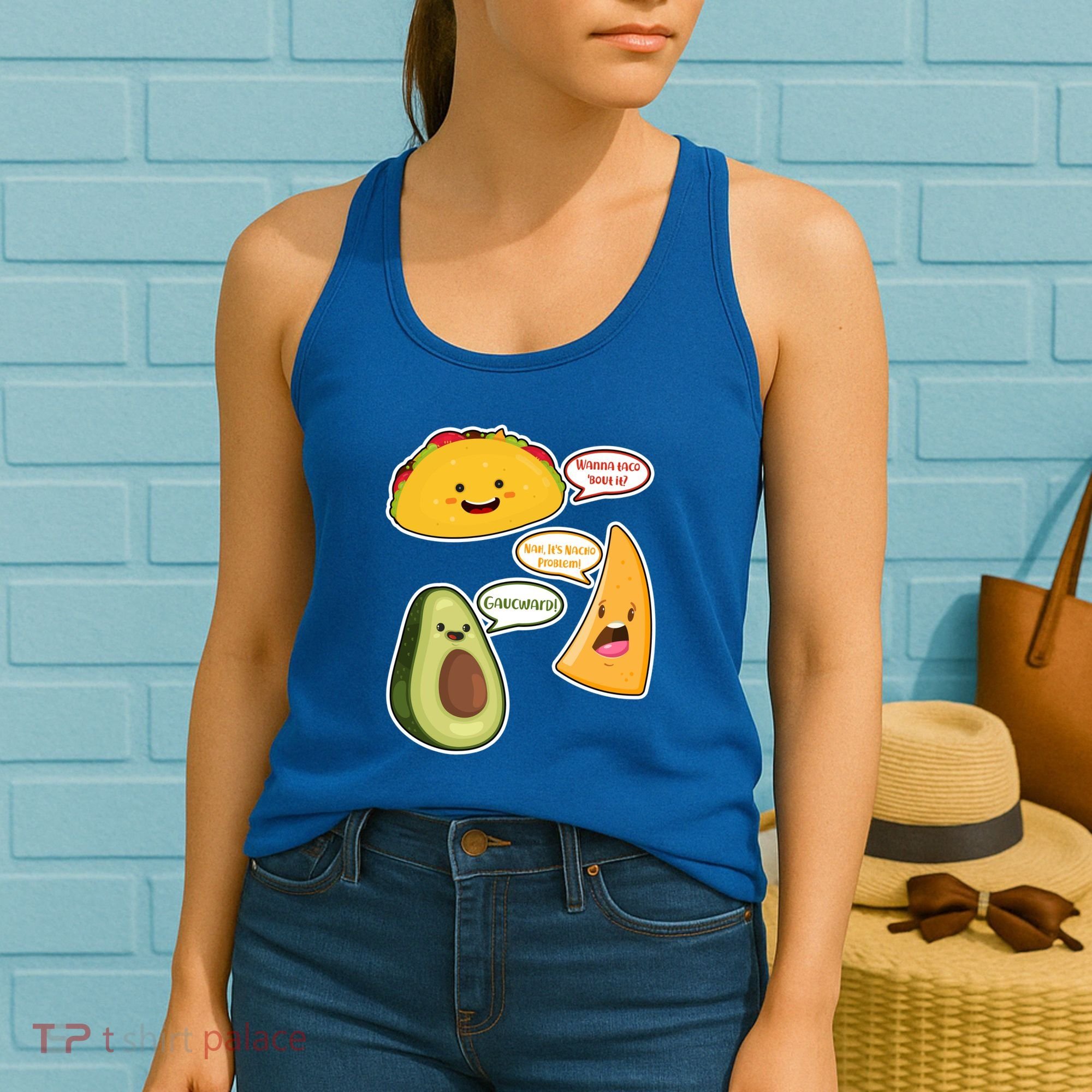 Wanna Taco Bout It Nacho Preoblem Gaucward Women's Tank Top