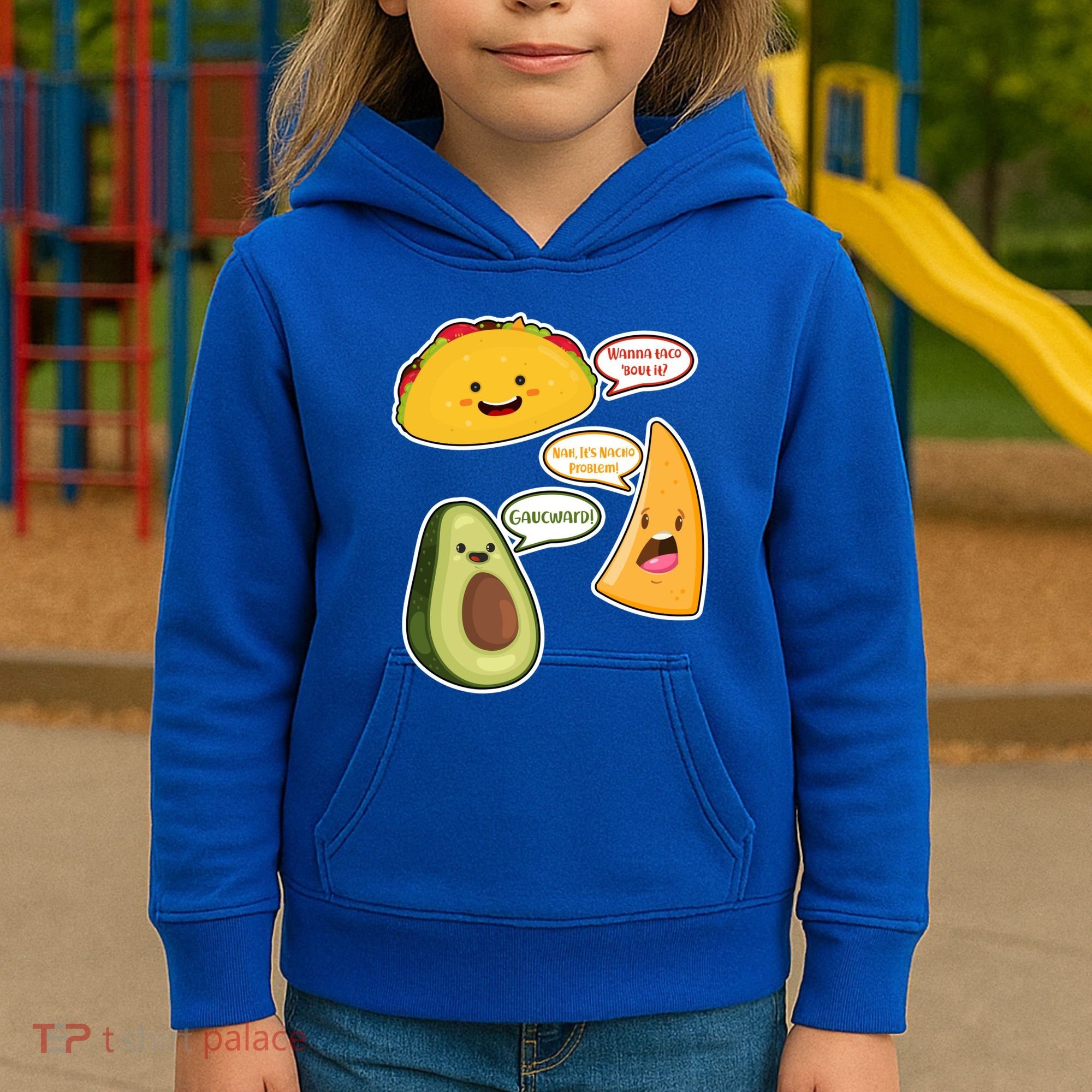 Wanna Taco Bout It Nacho Preoblem Gaucward Kids Hoodie