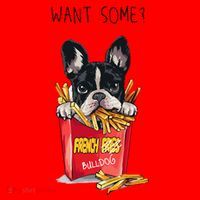 Want Some French Bulldog  Santa Hat thumb 1