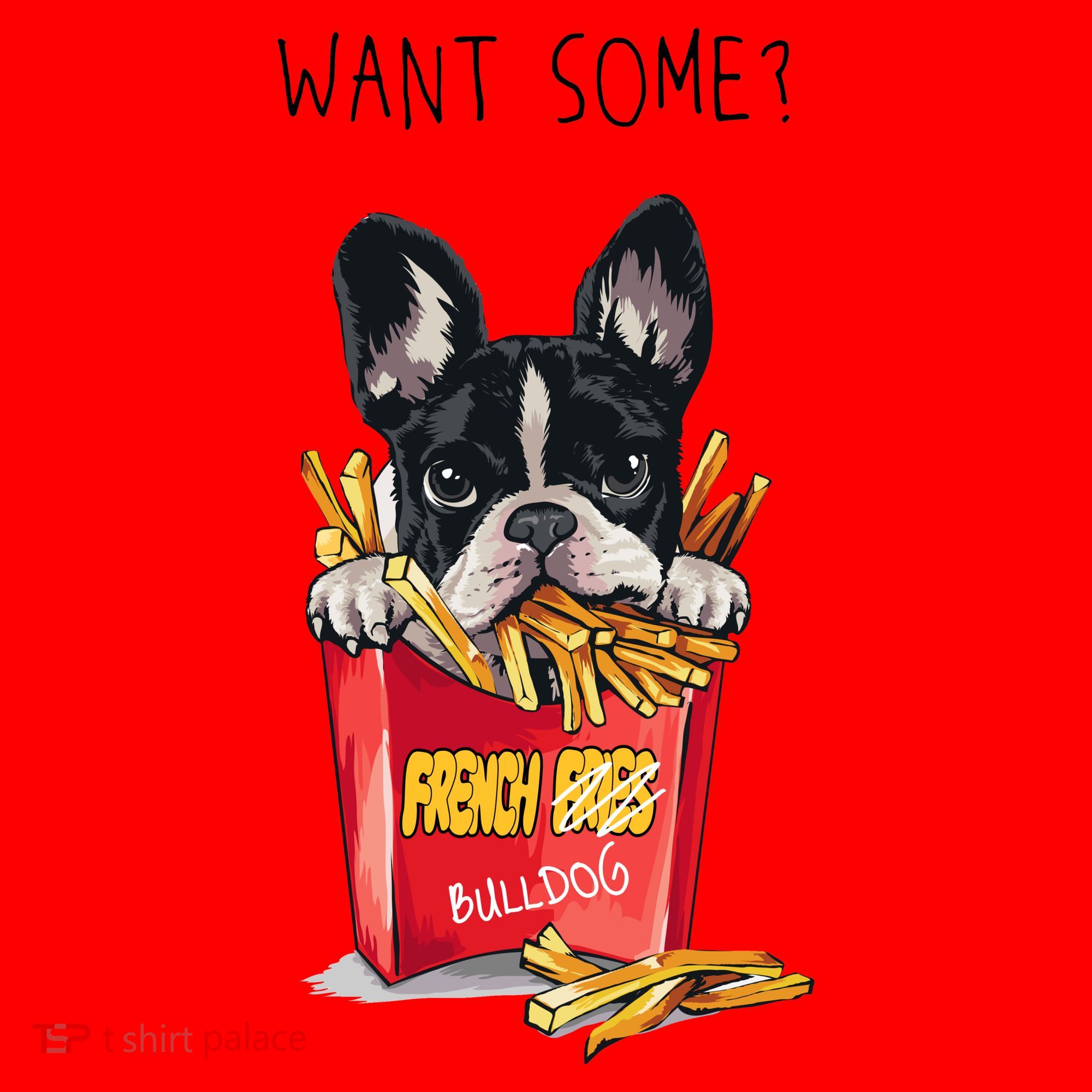 Want Some French Bulldog  Santa Hat