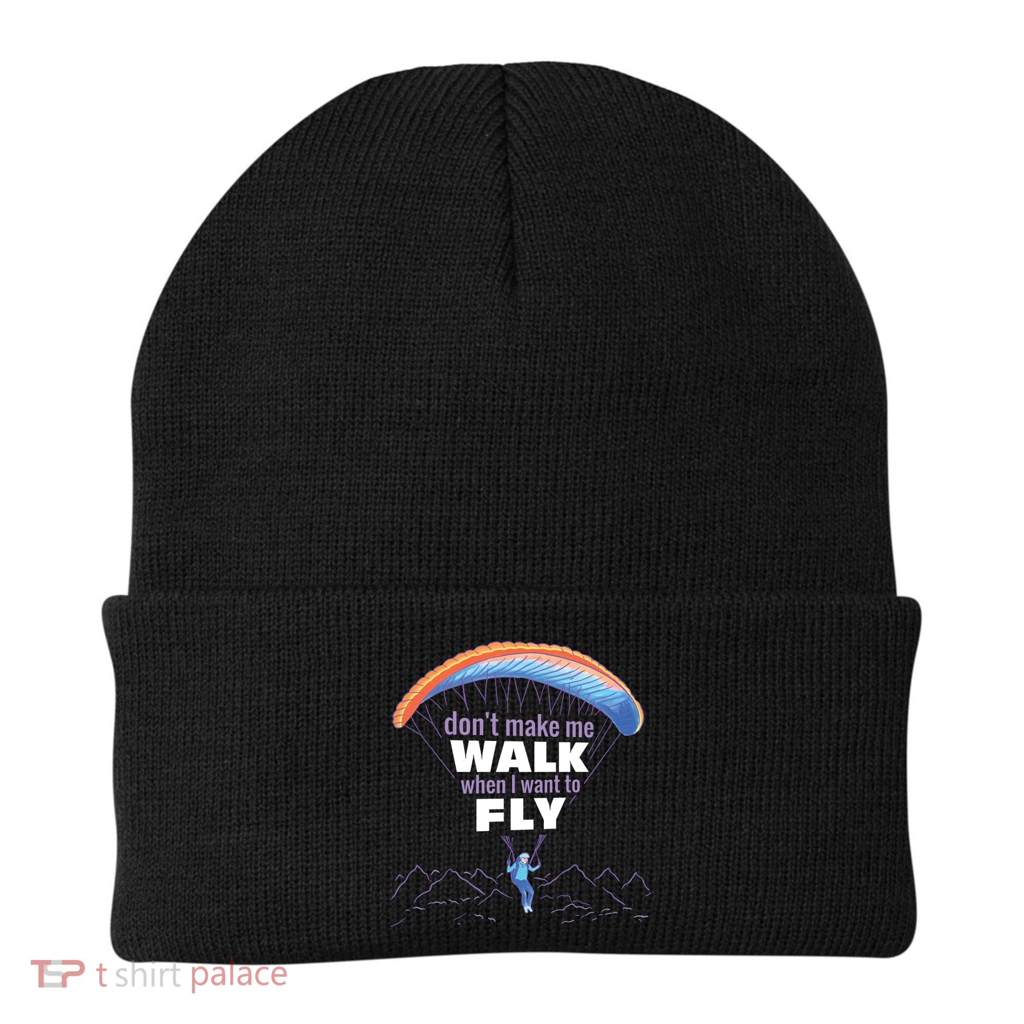 Want To Fly Paragliding Beanie
