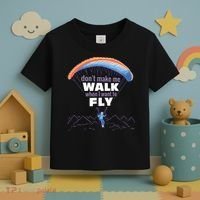 Want To Fly Paragliding Toddler T-Shirt thumb 3